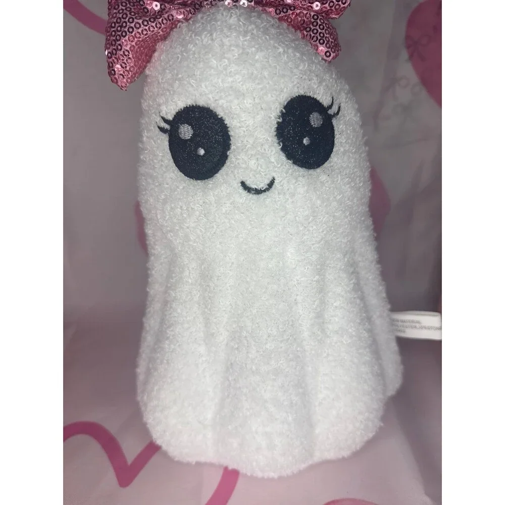 Coquette Pink Bow Ghost